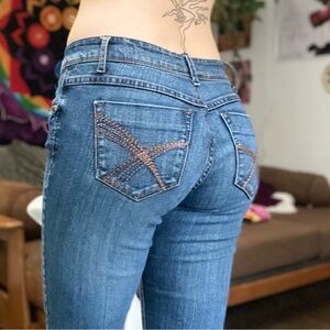 BONGO Women's Blue Skinny Jeans